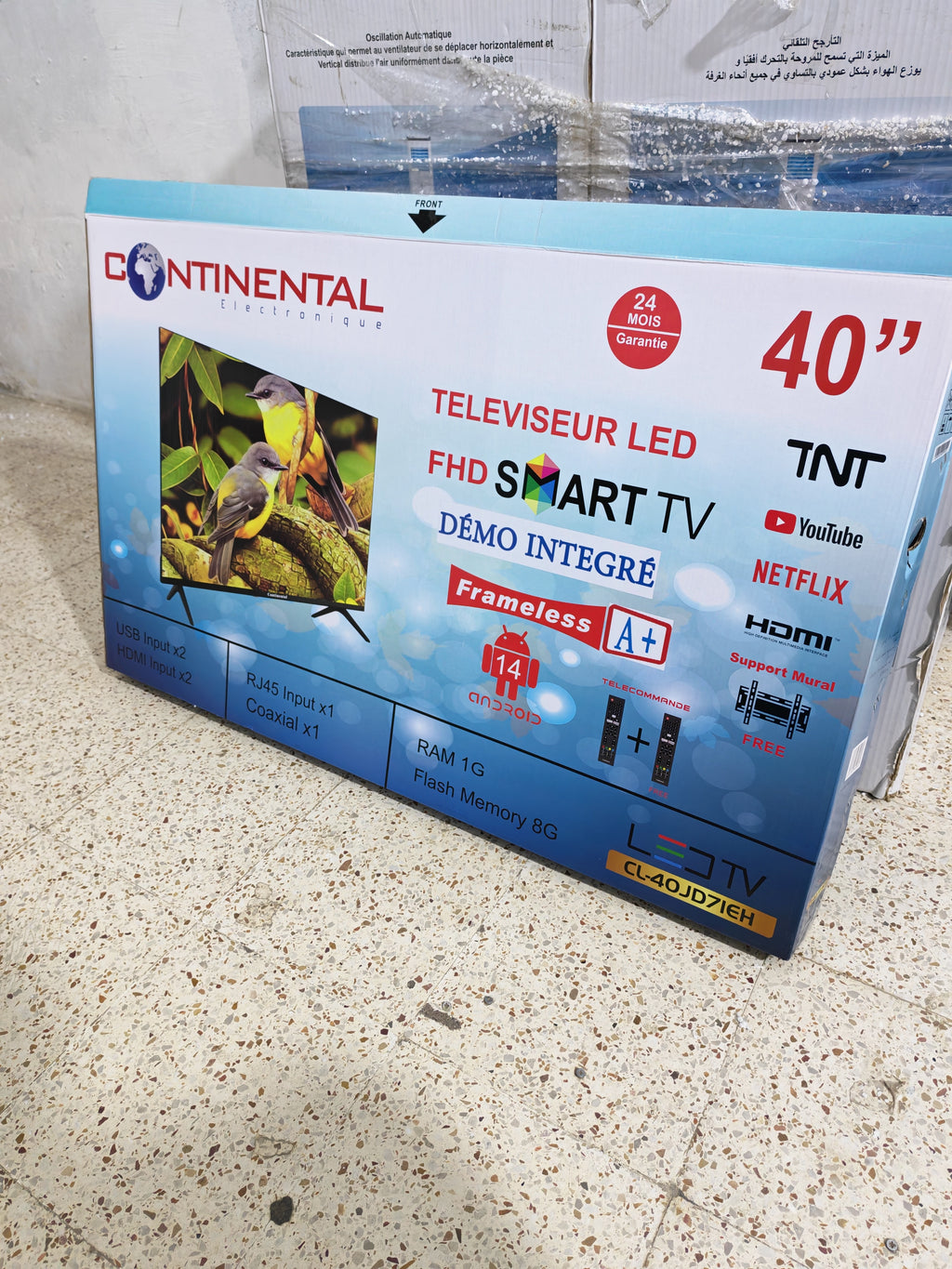 Continental Smart 40 Pouces Avec Démo Intégré